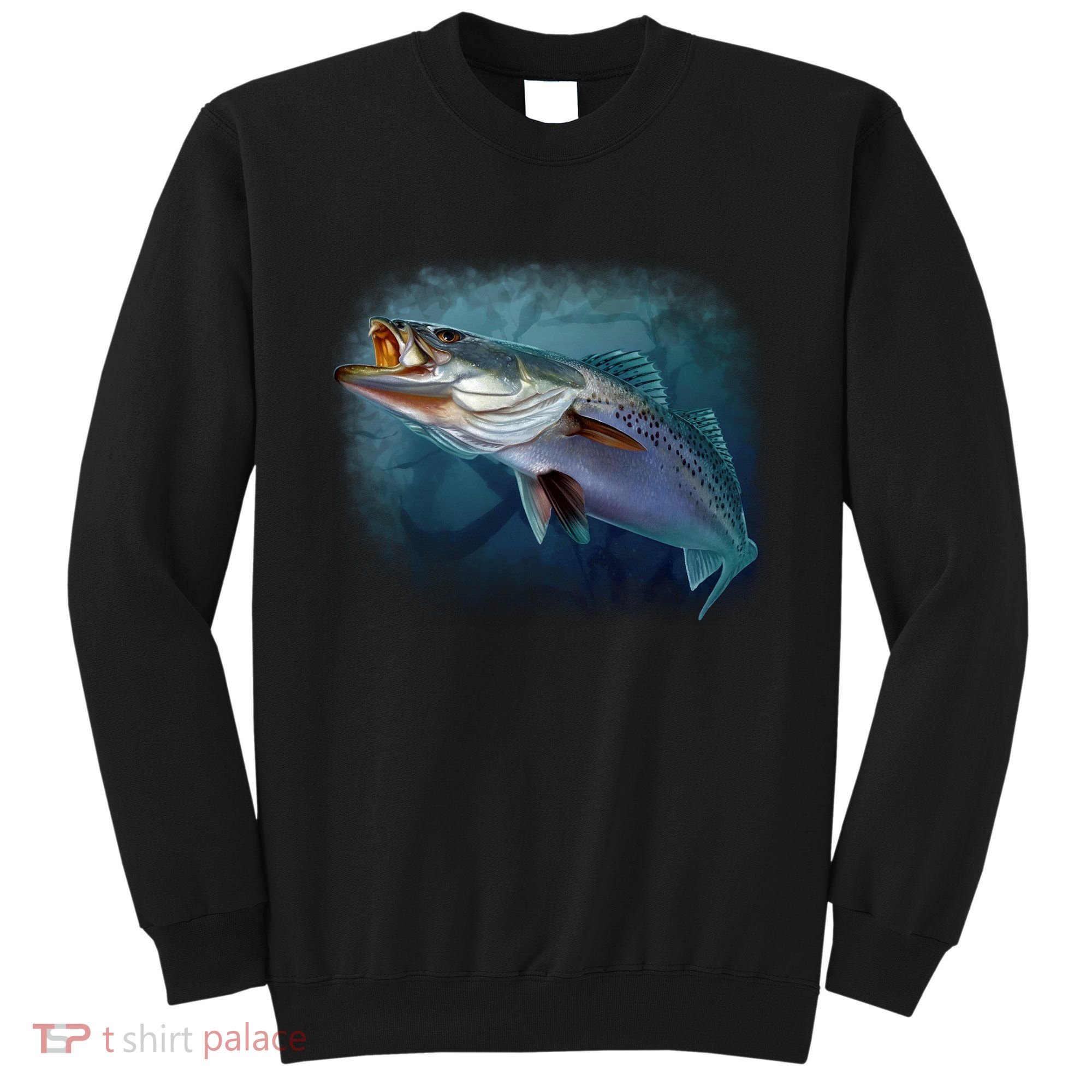 Speck Trout Fish Sweatshirt