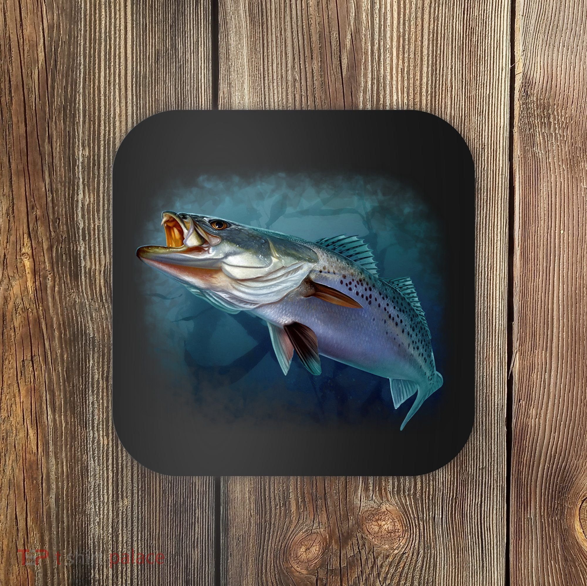 Speck Trout Fish Coaster
