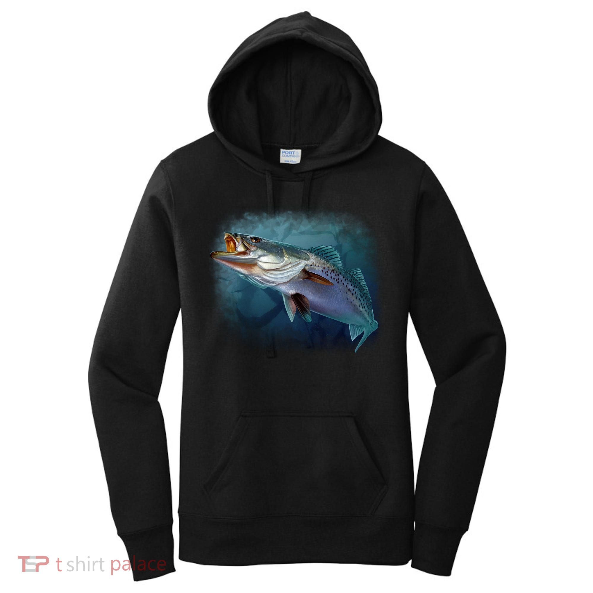 Speck Trout Fish Women's Hoodie