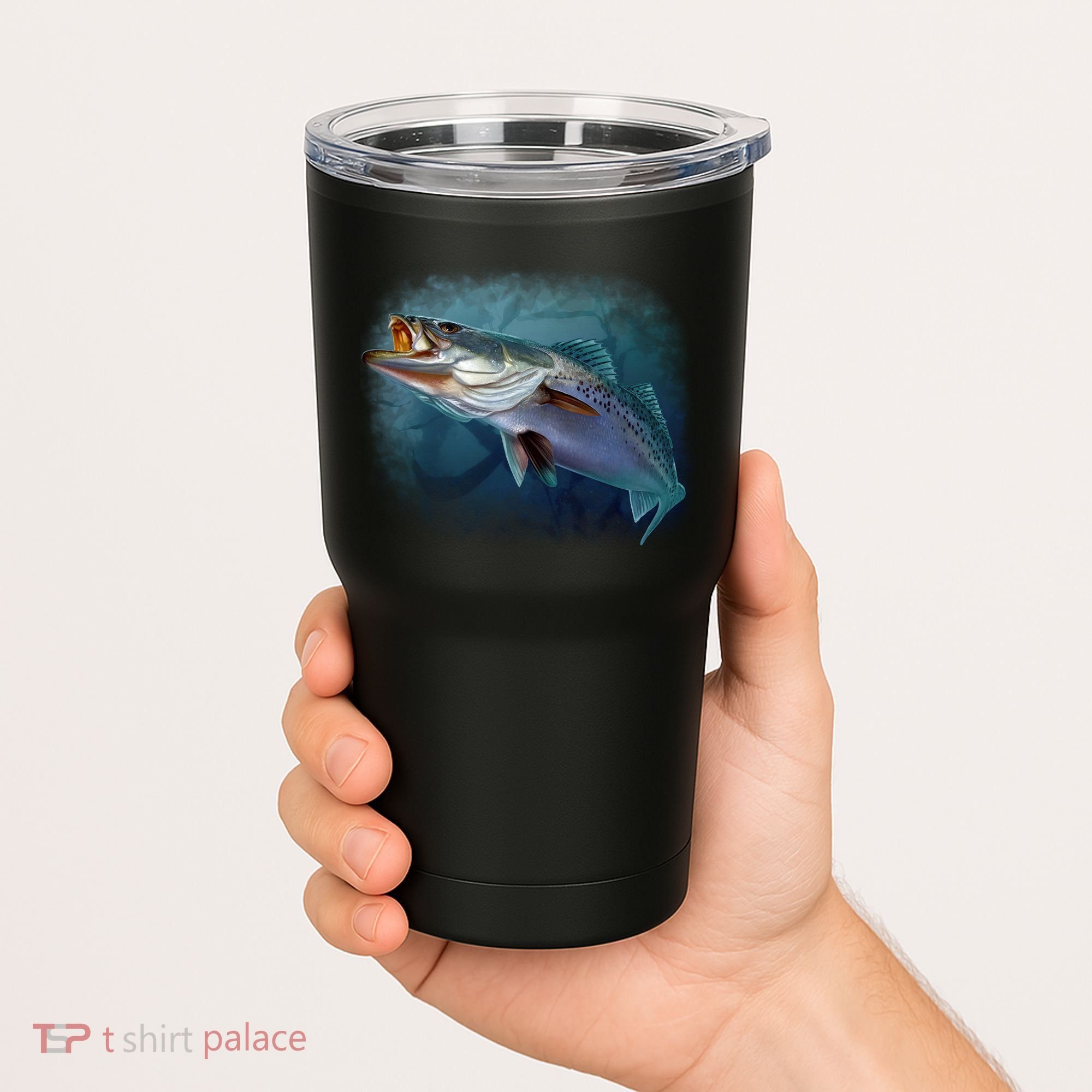 Speck Trout Fish Tumbler