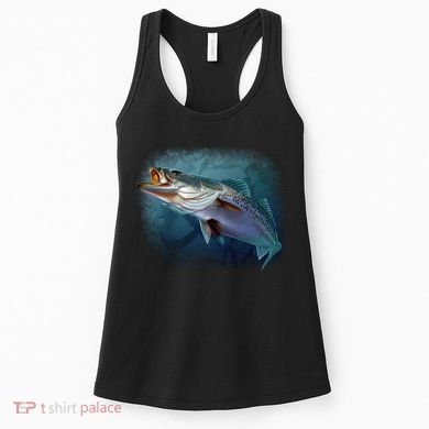 Speck Trout Fish Women's Tank Top
