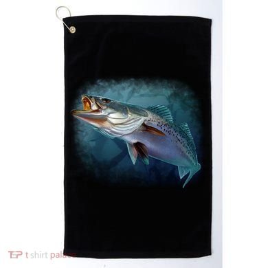 Speck Trout Fish Golf Towel