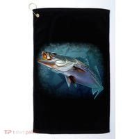 Speck Trout Fish Golf Towel thumb 0