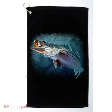 Speck Trout Fish Golf Towel
