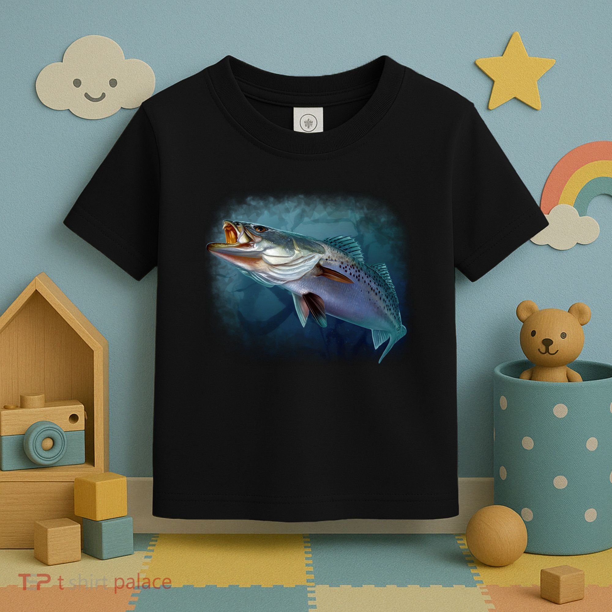 Speck Trout Fish Toddler T-Shirt