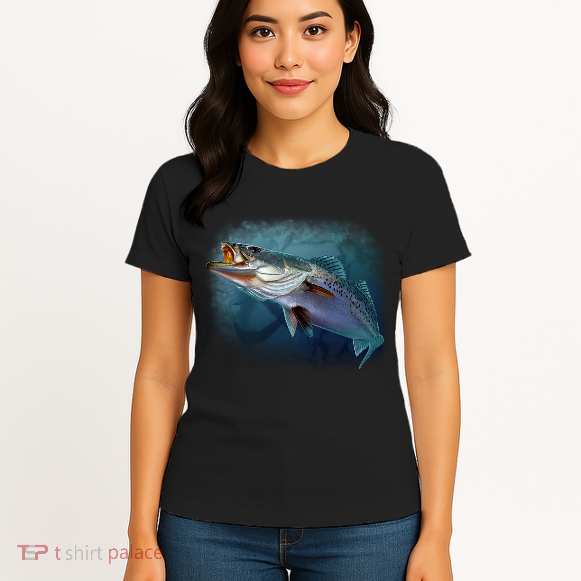 Speck Trout Fish Women's T-Shirt