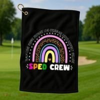 Sped Crew Special Ed Golf Towel thumb 1