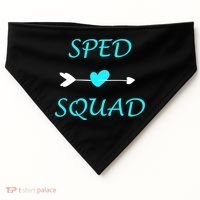 Sped Squad Special Education Teacher USA-Made Doggie Bandana thumb 0