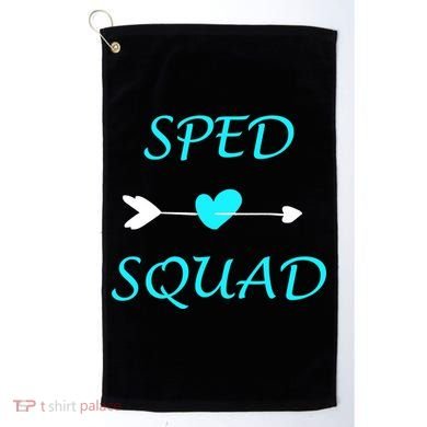 Sped Squad Special Education Teacher Golf Towel