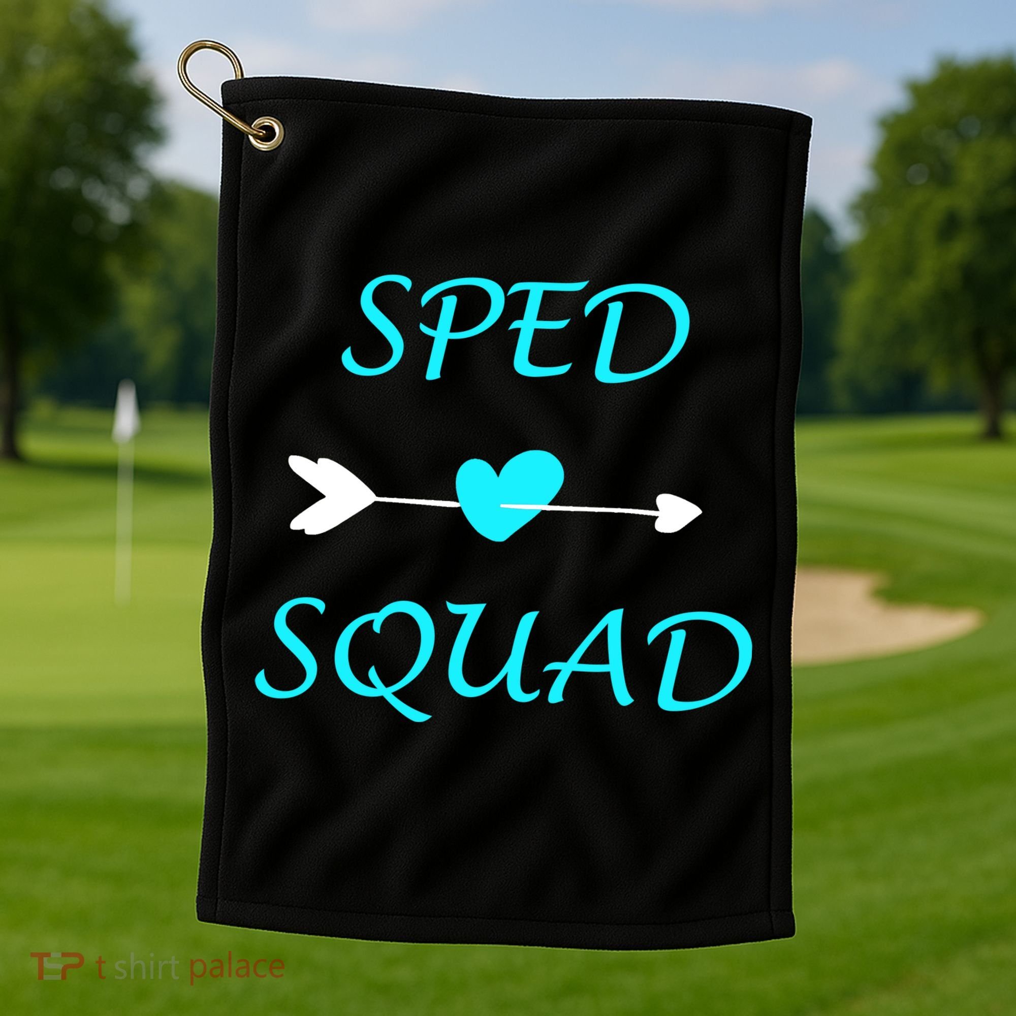 Sped Squad Special Education Teacher Golf Towel
