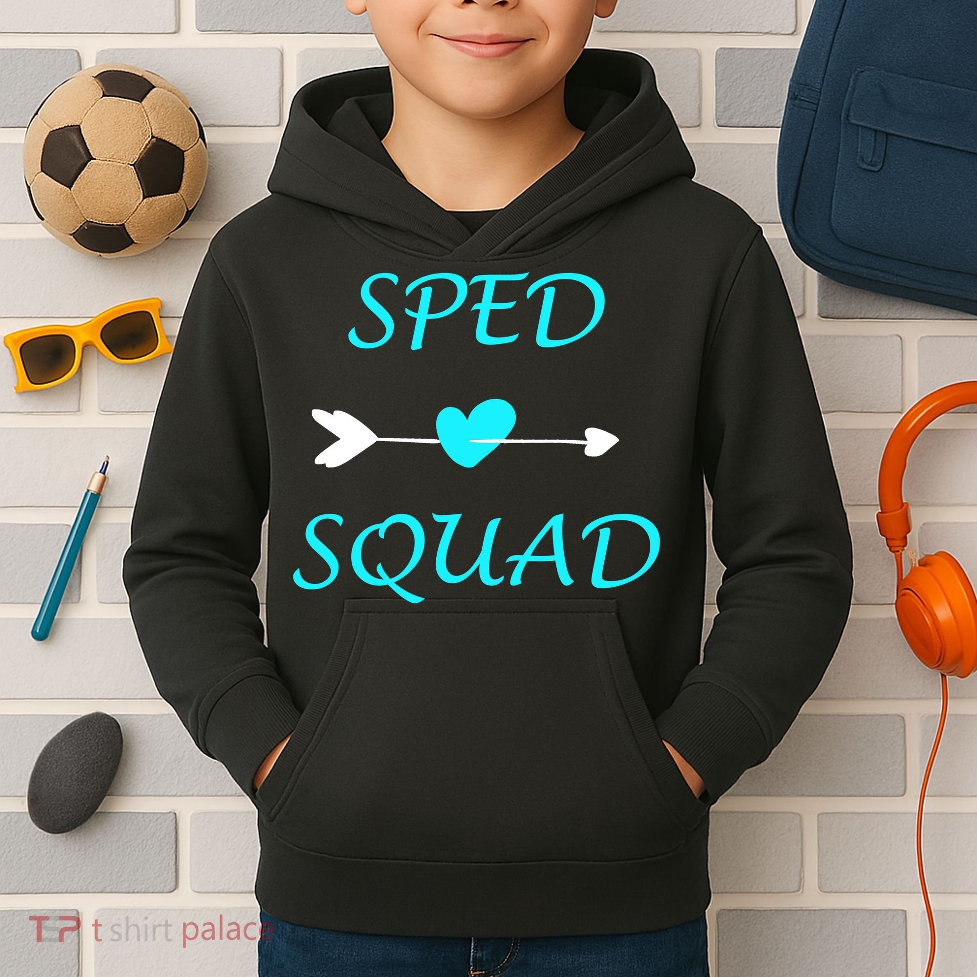 Sped Squad Special Education Teacher Kids Hoodie