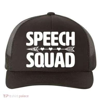 Speech Squad Yupoong Adult 5-Panel Trucker Hat