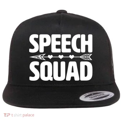 Speech Squad Flat Bill Trucker Hat
