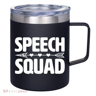 Speech Squad 12oz Stainless Steel Coffee Mug