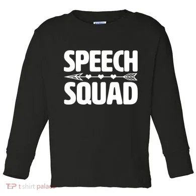 Speech Squad Toddler Long Sleeve