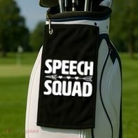 Speech Squad Golf Towel thumb 2