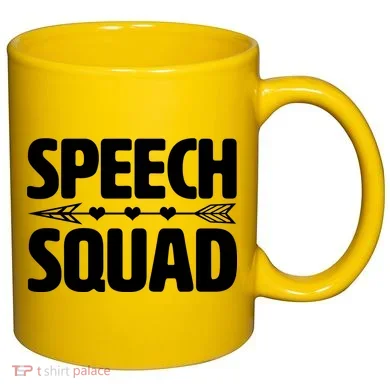 Speech Squad 11oz C Handle Ceramic Mug