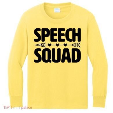 Speech Squad Kids Long Sleeve Shirt