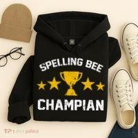 Spelling Bee Champian Funny Hoodie thumb 4