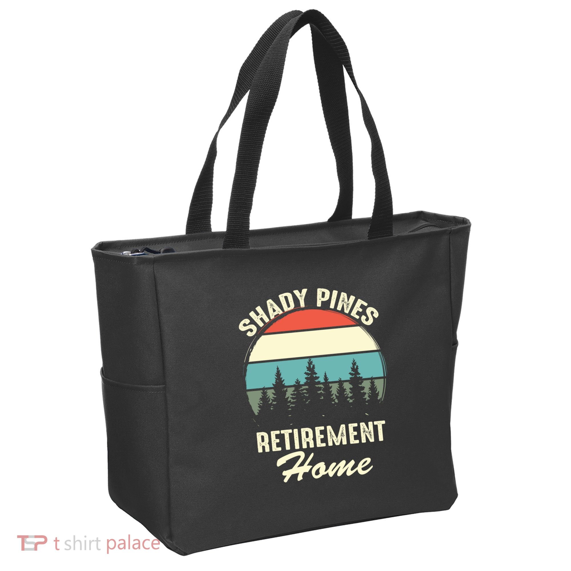 Shady Pines Funny Quote Retirement Day Party Home Tote Bag