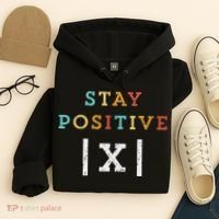 Stay Positive Funny Math Teacher Student School Hoodie thumb 4