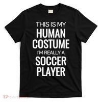 Soccer Player Funny Soccer Halloween Costume T-Shirt thumb 0