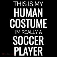 Soccer Player Funny Soccer Halloween Costume Women's Hoodie thumb 2