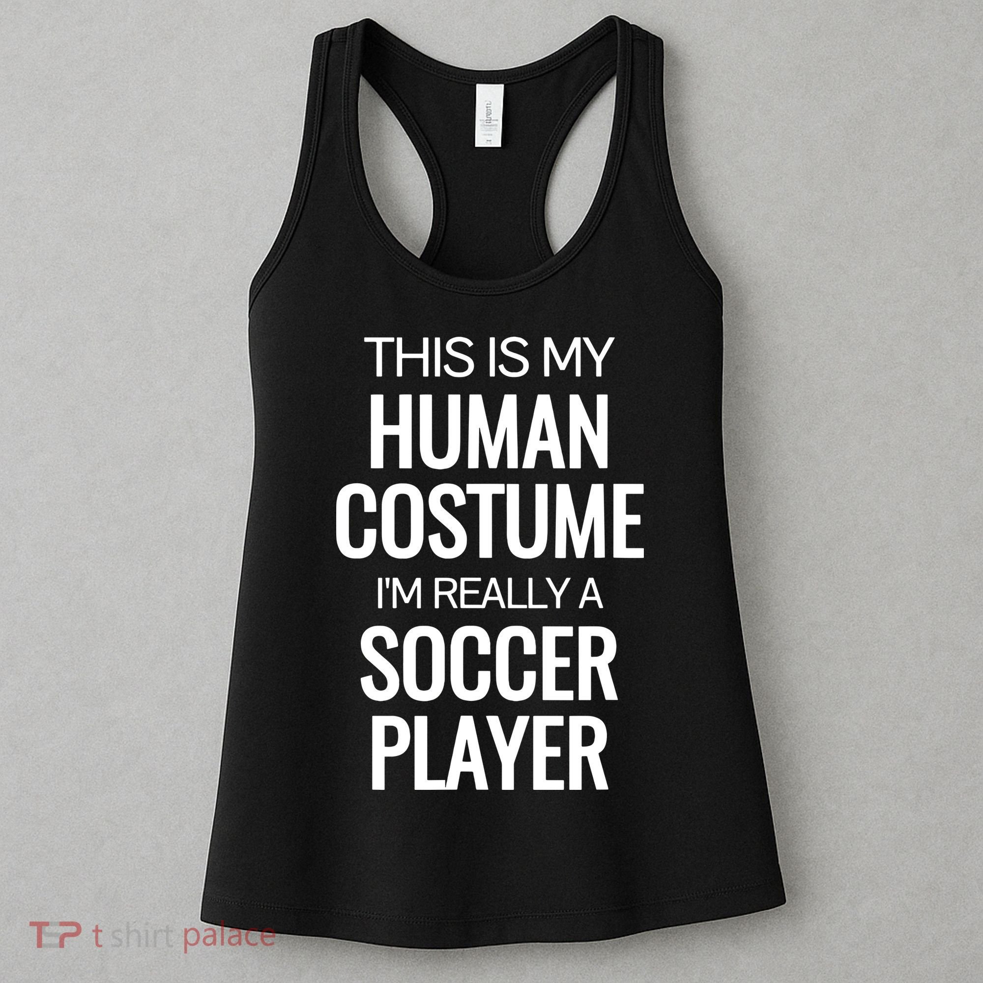 Soccer Player Funny Soccer Halloween Costume Women's Tank Top