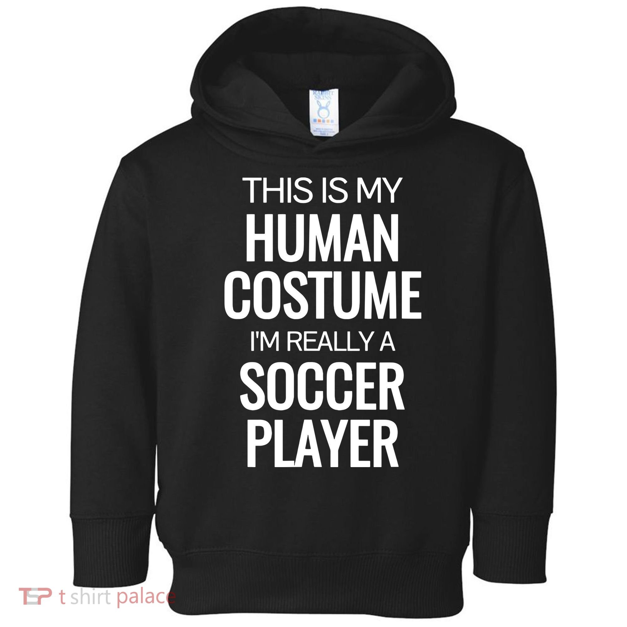 Soccer Player Funny Soccer Halloween Costume Toddler Hoodie