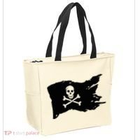 Skull Pirate Flag Jolly Roger Crossbones Tote Bag thumb 2