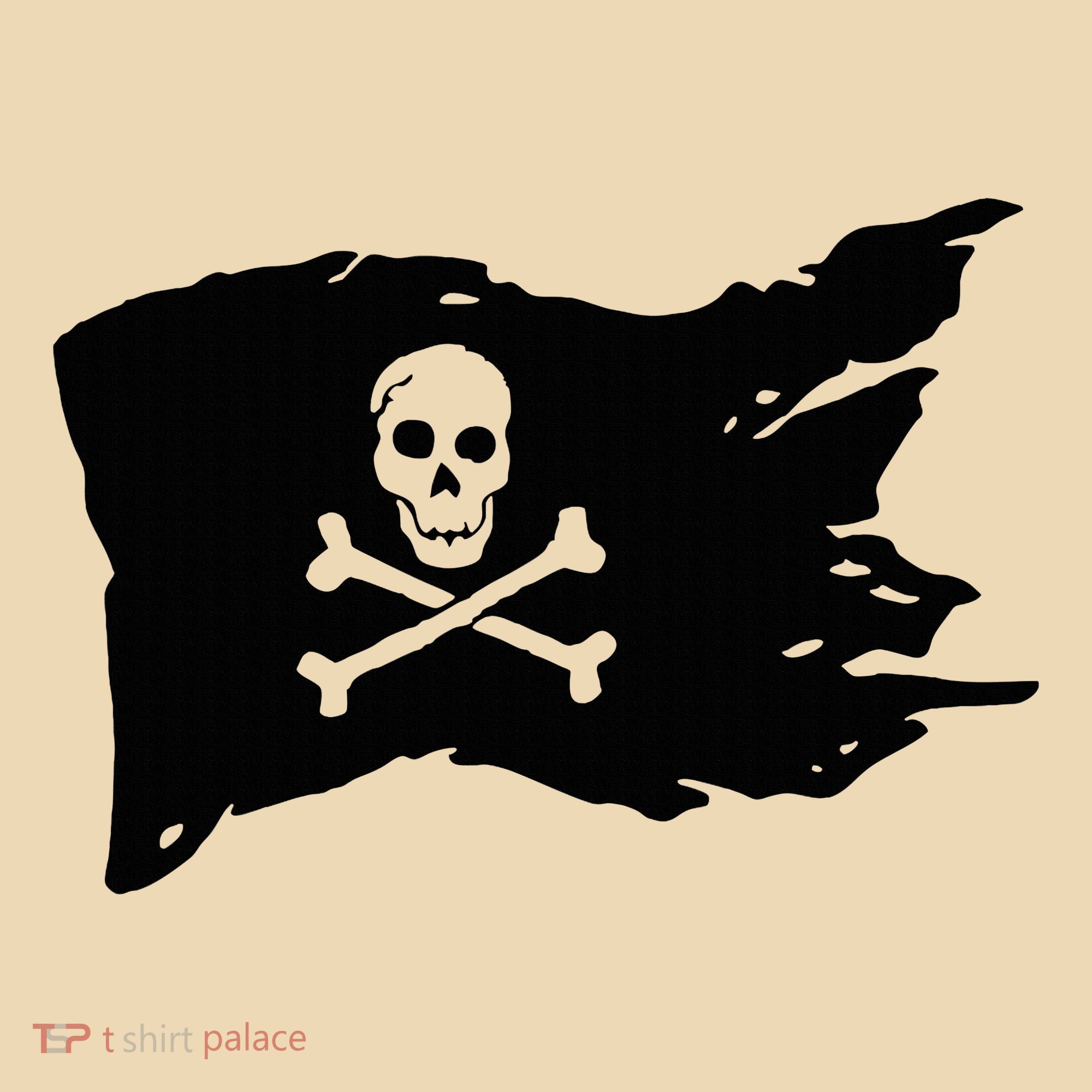 Skull Pirate Flag Jolly Roger Crossbones Tote Bag