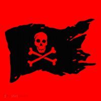 Skull Pirate Flag Jolly Roger Crossbones Santa Hat thumb 1