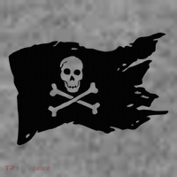 Skull Pirate Flag Jolly Roger Crossbones Toddler Hoodie thumb 2