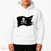 Skull Pirate Flag Jolly Roger Crossbones Hoodie thumb 2