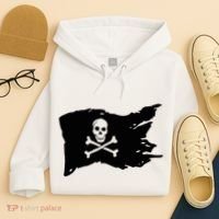 Skull Pirate Flag Jolly Roger Crossbones Hoodie thumb 4