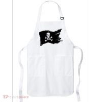 Skull Pirate Flag Jolly Roger Crossbones Apron thumb 0