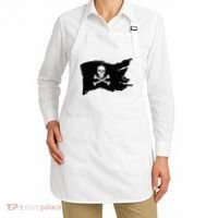 Skull Pirate Flag Jolly Roger Crossbones Apron thumb 2