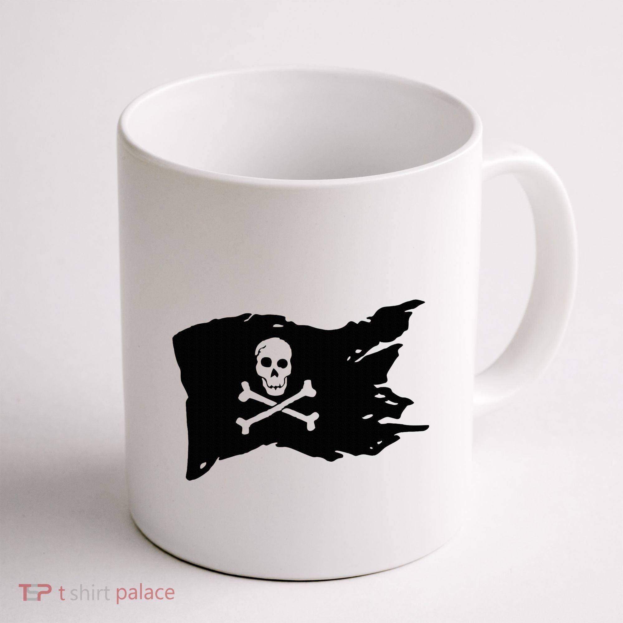 Skull Pirate Flag Jolly Roger Crossbones Coffee Mug
