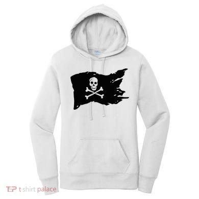 Skull Pirate Flag Jolly Roger Crossbones Women's Hoodie