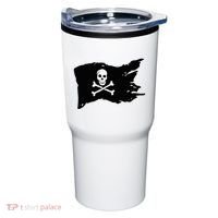 Skull Pirate Flag Jolly Roger Crossbones Tumbler thumb 0