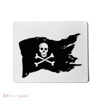 Skull Pirate Flag Jolly Roger Crossbones Mousepad thumb 0