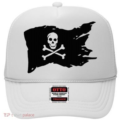 Skull Pirate Flag Jolly Roger Crossbones Hat