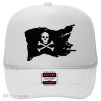 Skull Pirate Flag Jolly Roger Crossbones Hat thumb 0