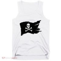 Skull Pirate Flag Jolly Roger Crossbones Tank Top thumb 0
