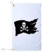 Skull Pirate Flag Jolly Roger Crossbones Golf Towel thumb 0