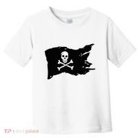 Skull Pirate Flag Jolly Roger Crossbones Toddler T-Shirt thumb 0