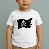Skull Pirate Flag Jolly Roger Crossbones Toddler T-Shirt thumb 2