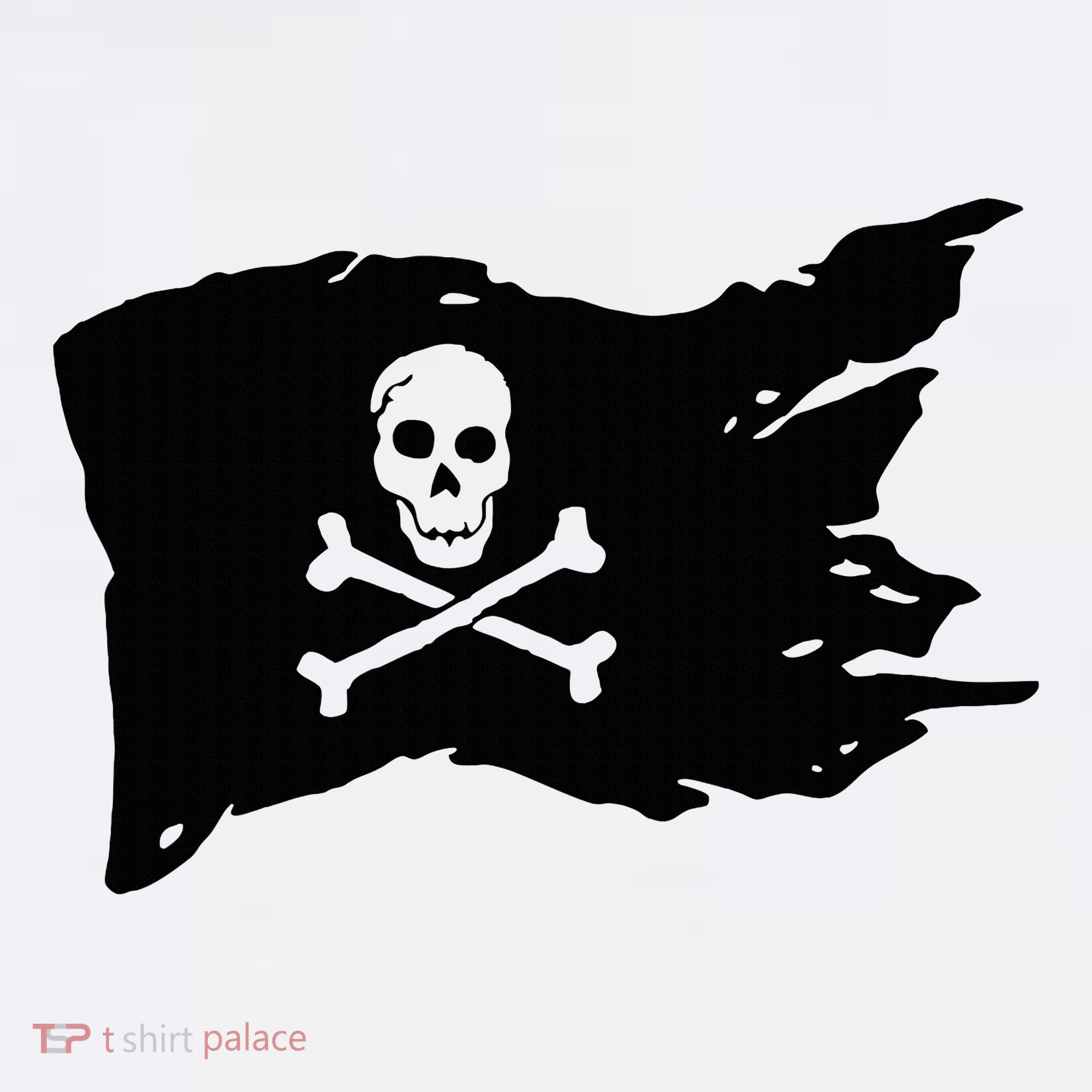 Skull Pirate Flag Jolly Roger Crossbones Women's T-Shirt