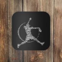 Softball Pitcher Fastpitch Softball Mom Coaster thumb 0