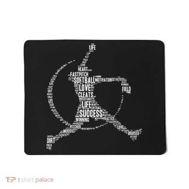 Softball Pitcher Fastpitch Softball Mom Mousepad